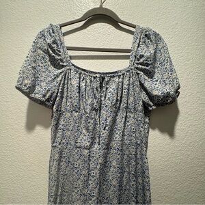 Floral Puff Sleeve Dress